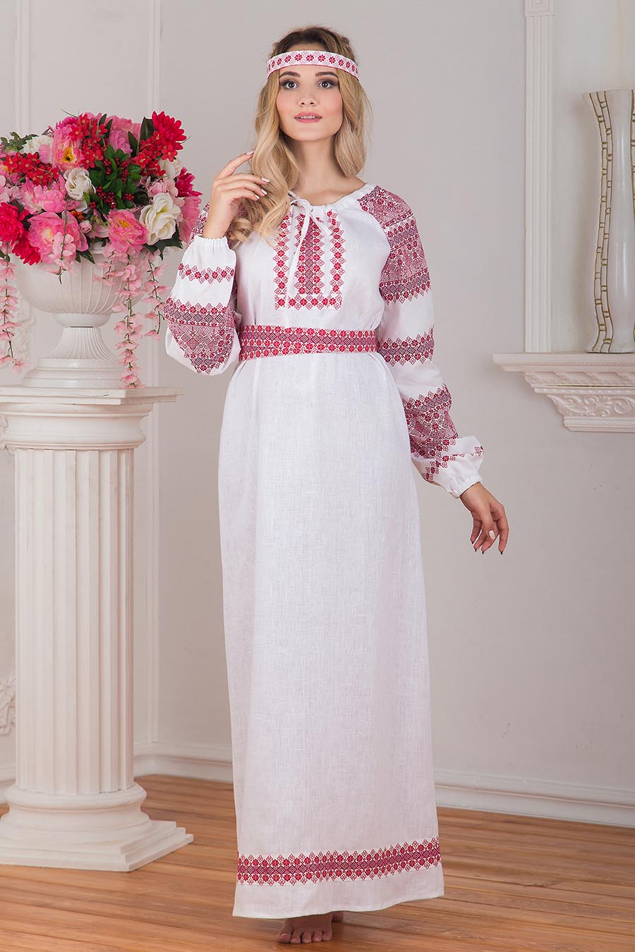 A playful frame from Women in Slavic costumes — online in Dallas