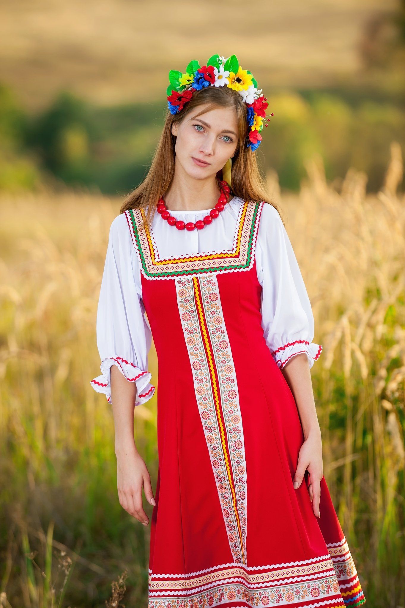 Women in Slavic costumes in Dallas — step in, relax, and chat live